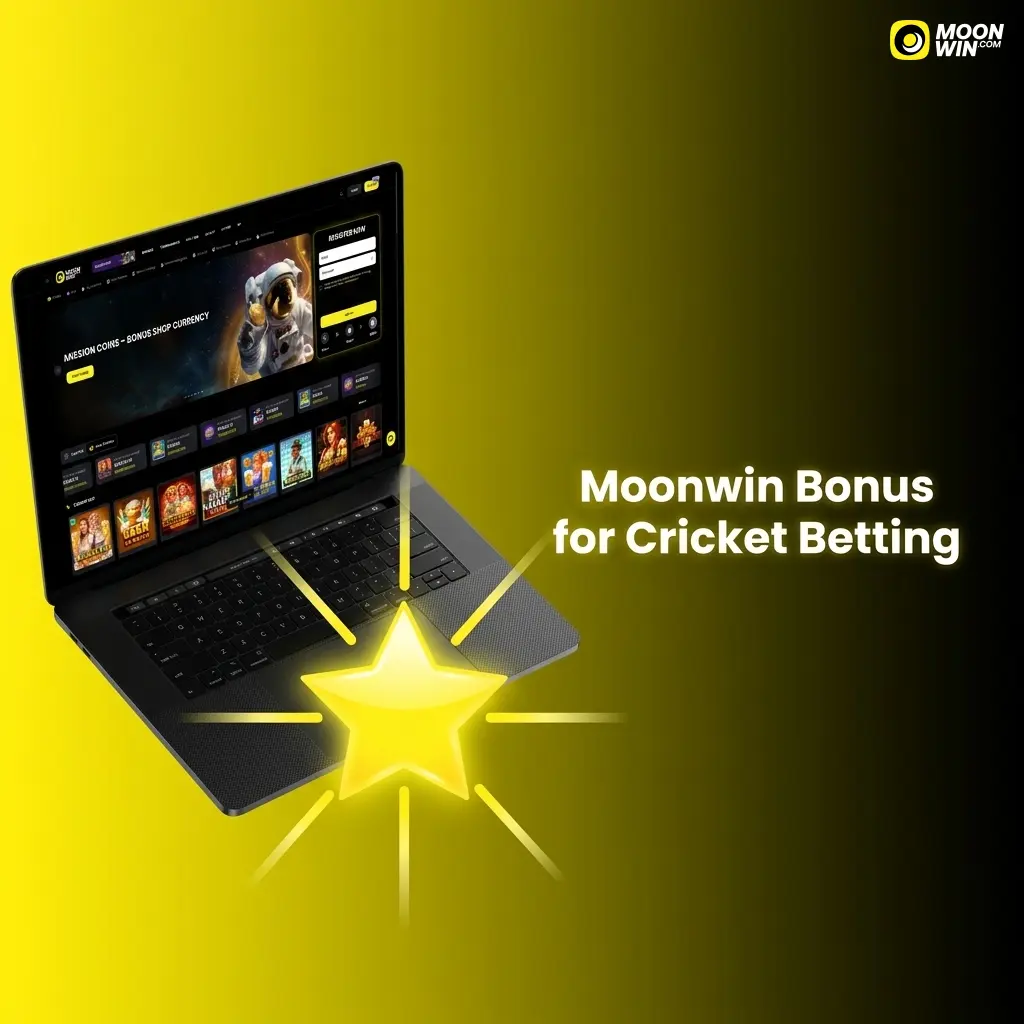 Moonwin welcome bonus for cricket betting up to 7500 AUD with free spins for BBL Ashes and IPL wagers